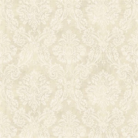Kent Cream Garden Damask