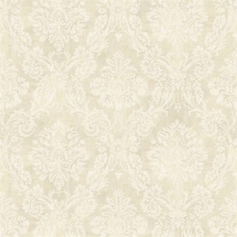 Kent Cream Garden Damask