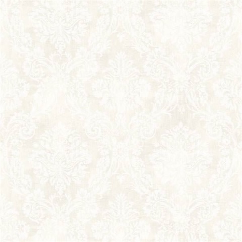 Kent Ivory Garden Damask