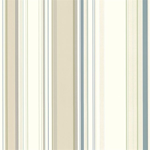 Cape Elizabeth Beige Lookout Stripe