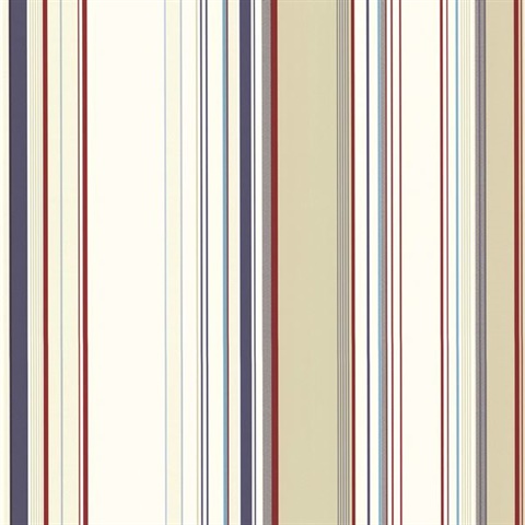Cape Elizabeth Red Lookout Stripe