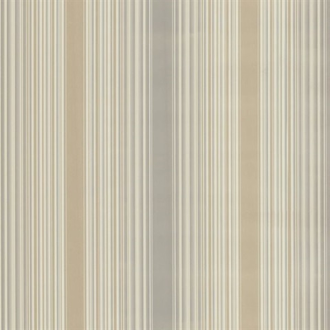 Casco Bay Beige Ombre Pinstripe