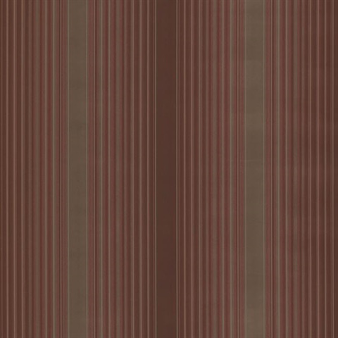 Casco Bay Burgundy Ombre Pinstripe