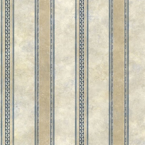 Castine Blue Tuscan Stripe