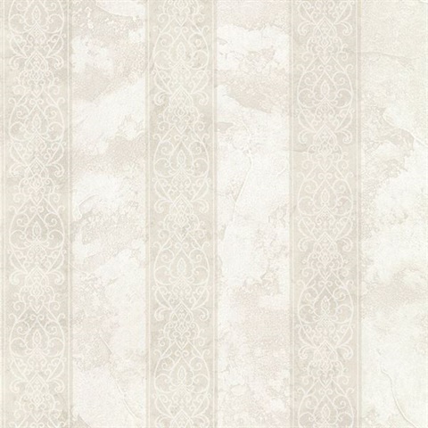 Presque Isle Light Grey Regal Stripe