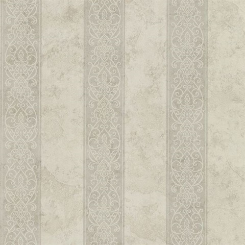 Presque Isle Taupe Regal Stripe