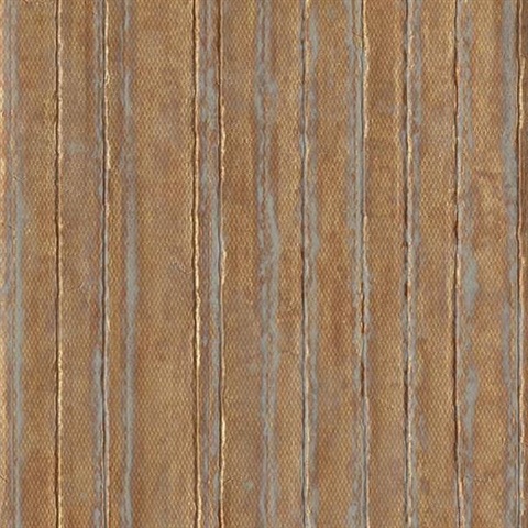 Esquire Metallic Faux Vintage Tin Wallpaper