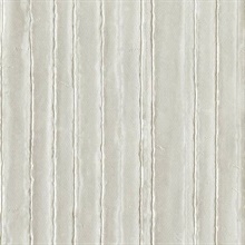 Optic White Metallic Faux Vintage Tin Wallpaper