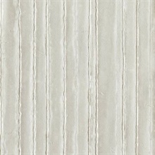 Optic White Metallic Faux Vintage Tin Wallpaper