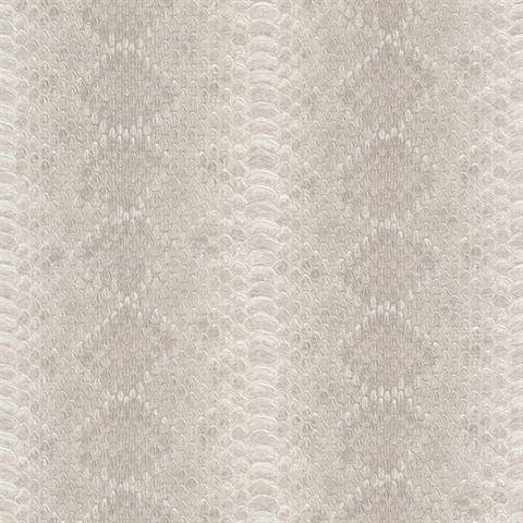Reptile Look Textured Deep White On White