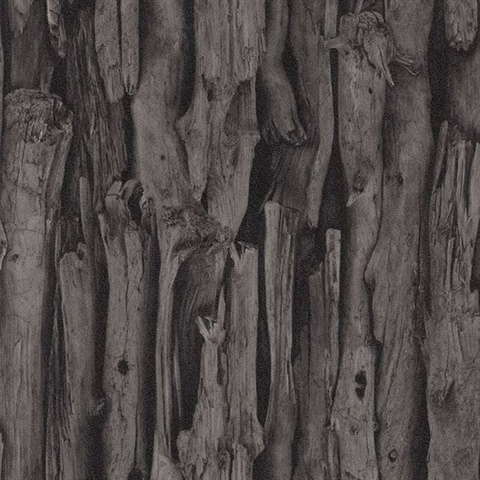 Wood Log Shaded Black