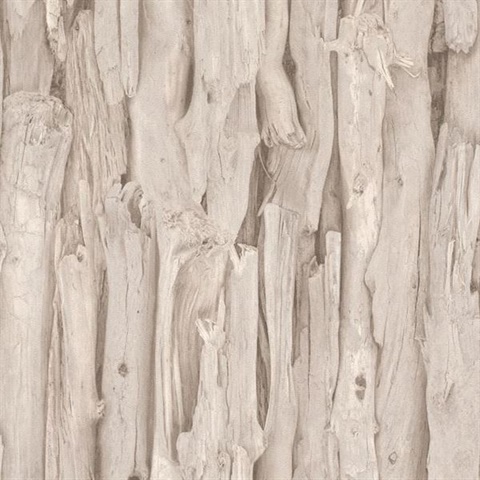 Wood Log Shaded White