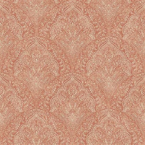 Celeste Sienna Paisley Damask