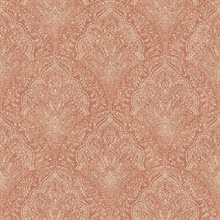 Celeste Sienna Paisley Damask
