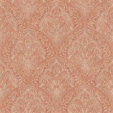 Celeste Sienna Paisley Damask