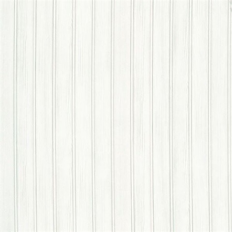 Montana White Wood Panel Wallpaper