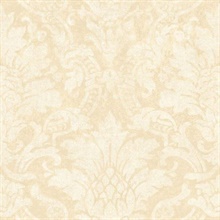 Cynthia Rose Distressed Damask Wallpaper