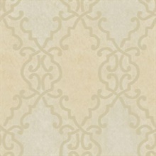 Bernaud Beige Persian Diamond Wallpaper