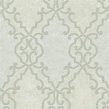 Bernaud Blue Persian Diamond Wallpaper