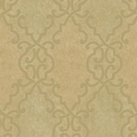 Bernaud Gold Persian Diamond Wallpaper