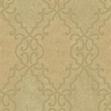 Bernaud Gold Persian Diamond Wallpaper