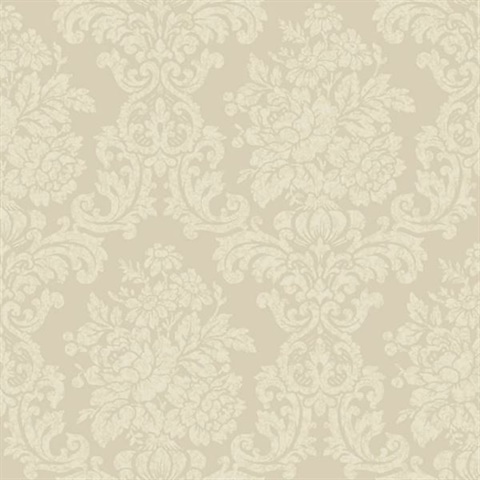Illume Mauve Damask Wallpaper