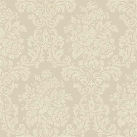 Illume Mauve Damask Wallpaper