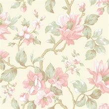 Berkin Olive Large Floral Vine Wallpaper