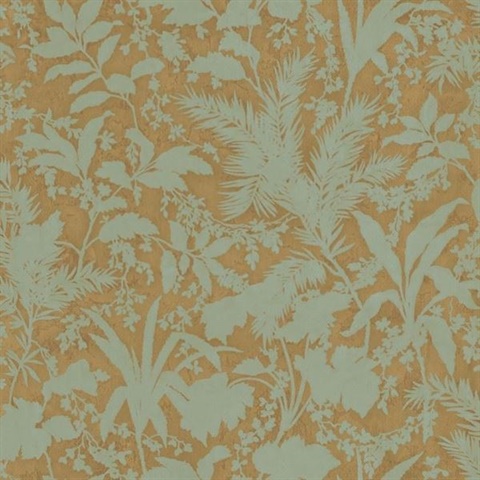Fauna Brown Silhouette Leaves Wallpaper