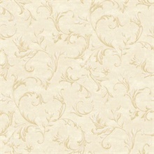 Vlad Cream Acanthus Vine Wallpaper