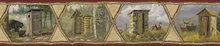 Augustus Red Privy Collection Portrait Border