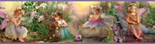 Esmeralda Blue Fairyland Portrait Border