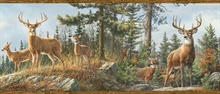 Garth Blue Whitetail Crest Portrait Border