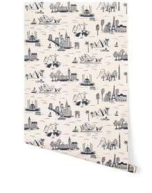 Cities Toile Parchment