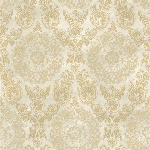 Yellow Sofonisba Damask