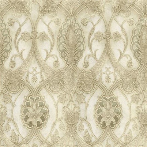 Cream Elisabetta Damask | ART25061