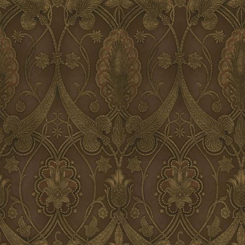 Copper Elisabetta Damask