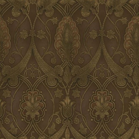 Copper Elisabetta Damask