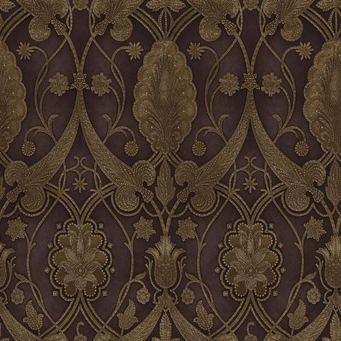 Brown Elisabetta Damask