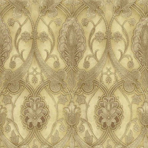 Yellow Elisabetta Damask