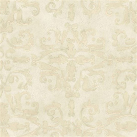 Beige Venetian Damask