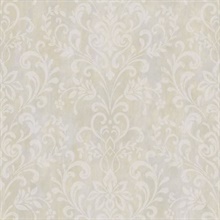 Grey Country Damask