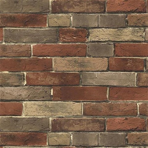 Classic Rust & Tan Brick