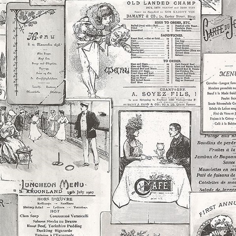 Vintage Menu