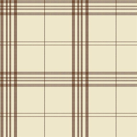 Brown & Beige Plaid