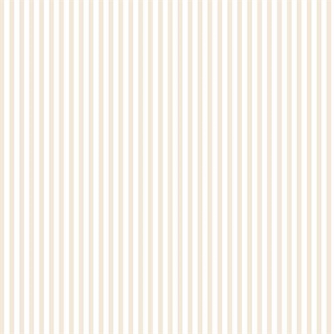 Tan & White Stripe