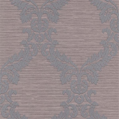 Siri Purple Damask Crepe
