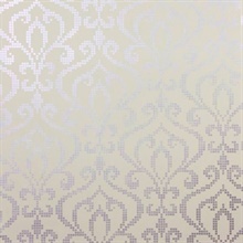 Venus Lavender Metallic Mini Damask