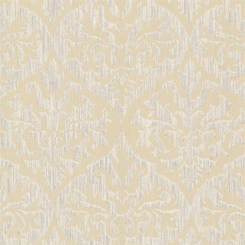 Sumatra Gold Ikat Damask