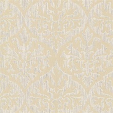 Sumatra Gold Ikat Damask